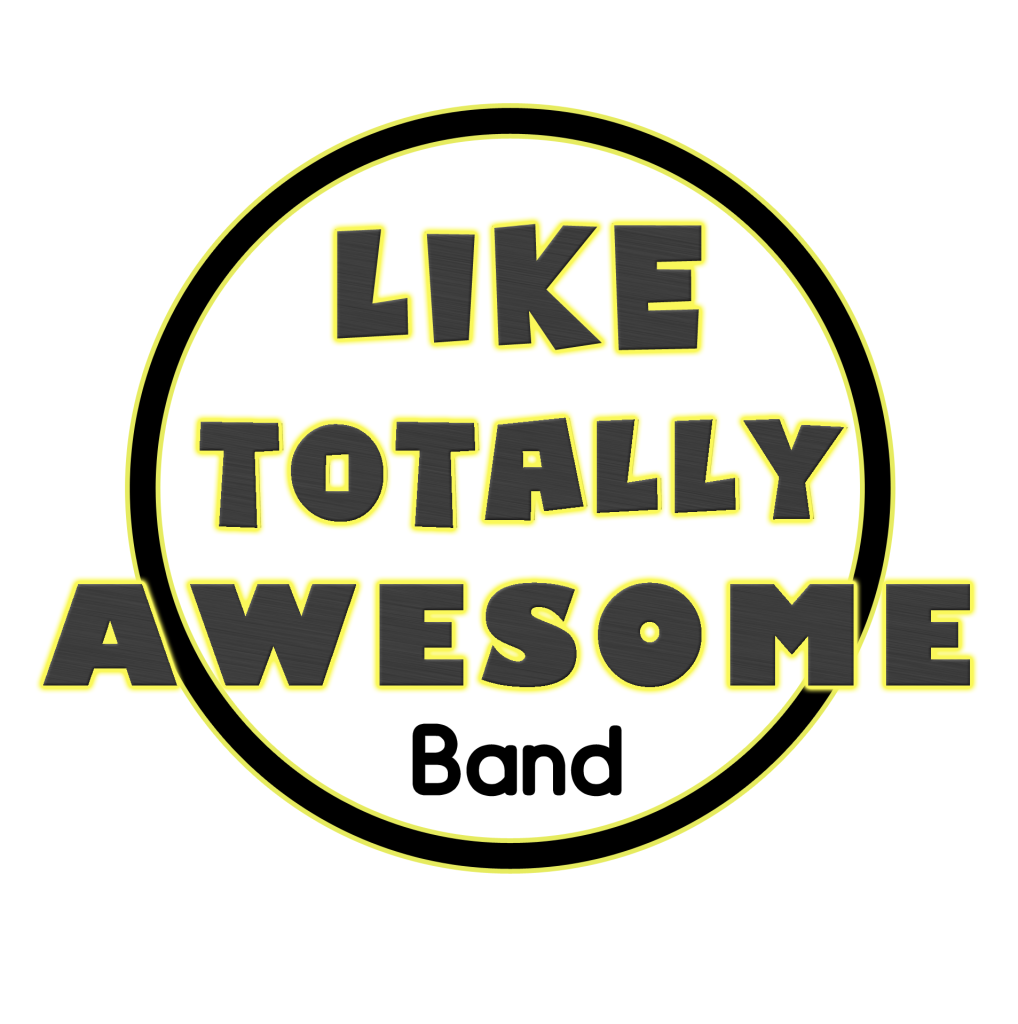 Like Totally Awesome White Logo